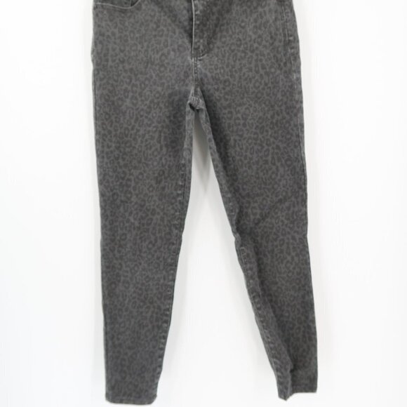 Jolt Leopard Print Gray Skinny Jeans 9/29W - Picture 1 of 8